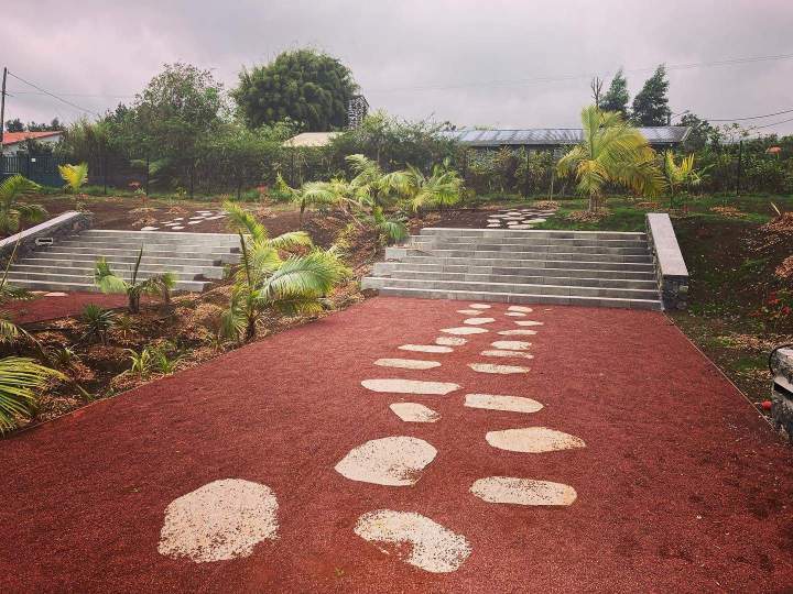 Création jardin sur mesure Sainte-Marie