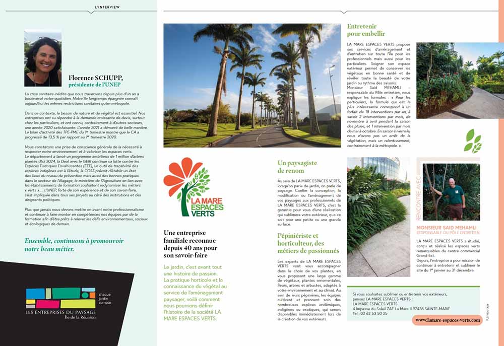 Paysagiste, Saint-Denis